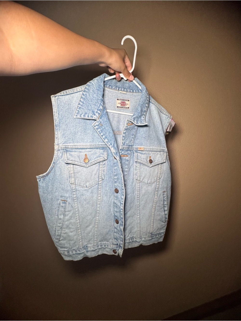 Pepe Jeans Vintage Y2K Light Blue Denim Vest